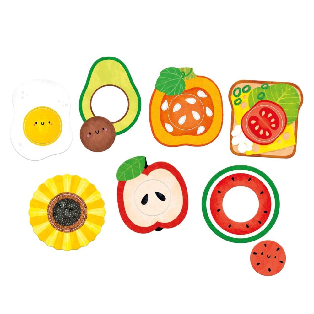 Primul meu puzzle, Banana Panda, Mancare, 14 piese