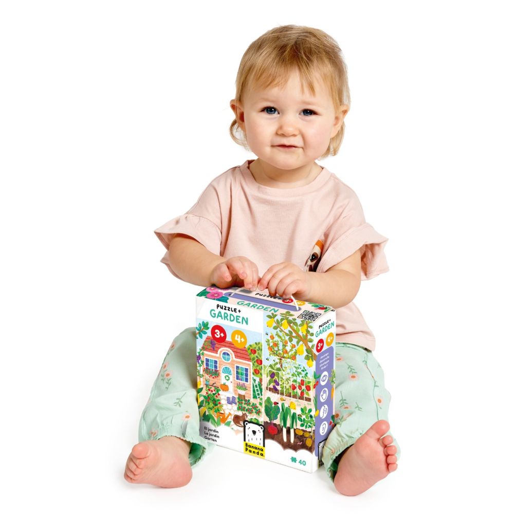 Puzzle Banana Panda, Gradina, 40 piese