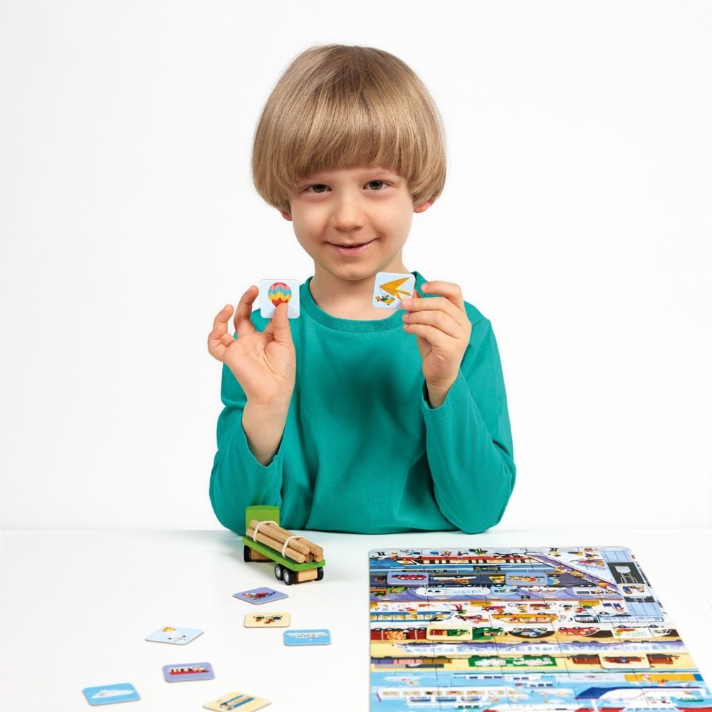 Puzzle Banana Panda, Transport, 60 piese