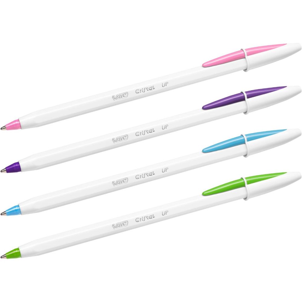 Set 4 pixuri, Bic, Cristal Up Fun, 1.2 mm
