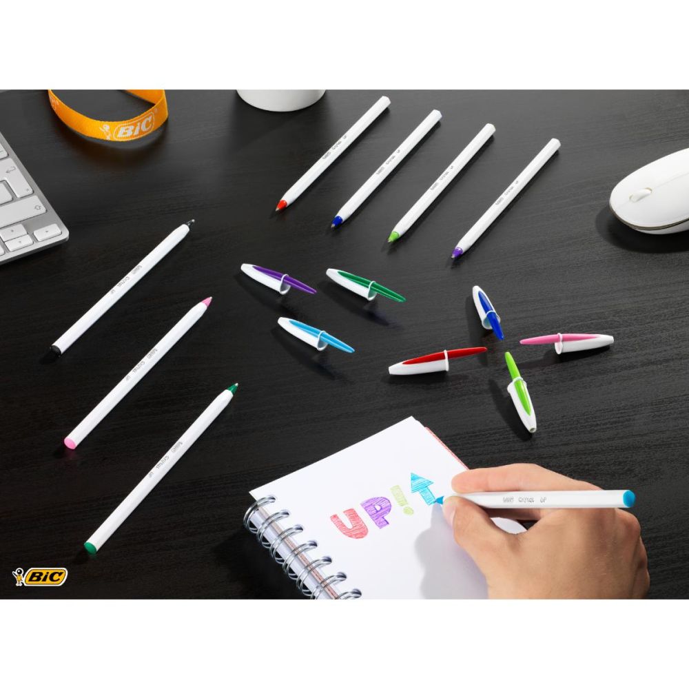 Set 4 pixuri, Bic, Cristal Up Fun, 1.2 mm