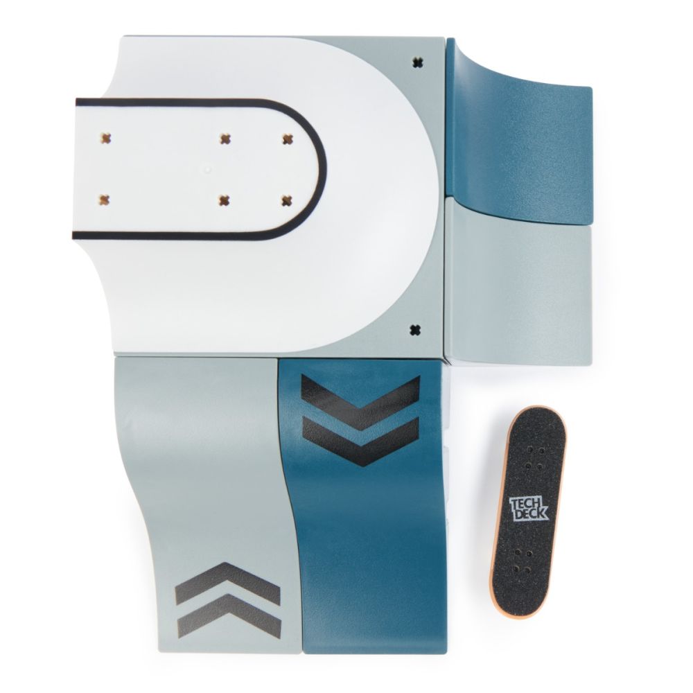 Set mini skateboard cu rampa, Tech Deck, Speedway Hop, 20144256 Noriel