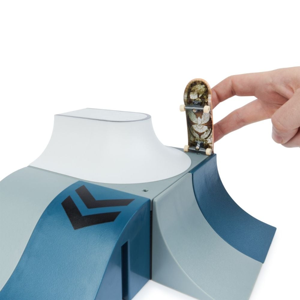 Set mini skateboard cu rampa, Tech Deck, Speedway Hop, 20144256 Noriel
