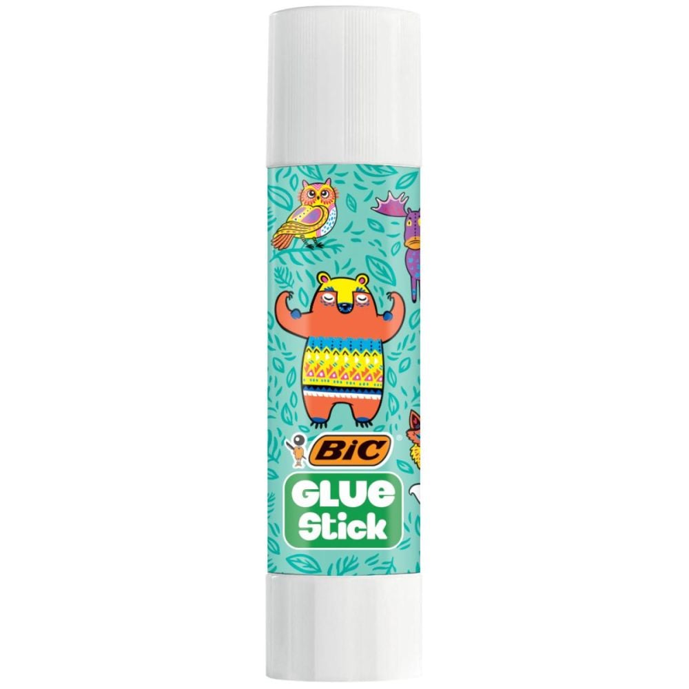 Set 4 tuburi cu lipici solid, Bic, Eco Decor, 8 gr