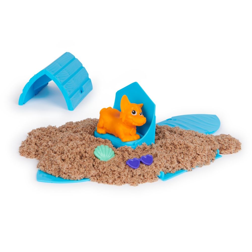 Set de joaca cu nisip, Kinetic Sand, Casa catelului, 20144847