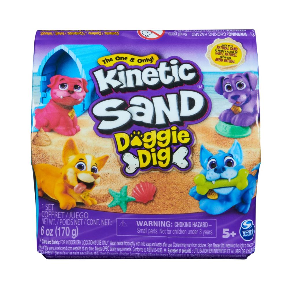 Set de joaca cu nisip, Kinetic Sand, Casa catelului, 20144847