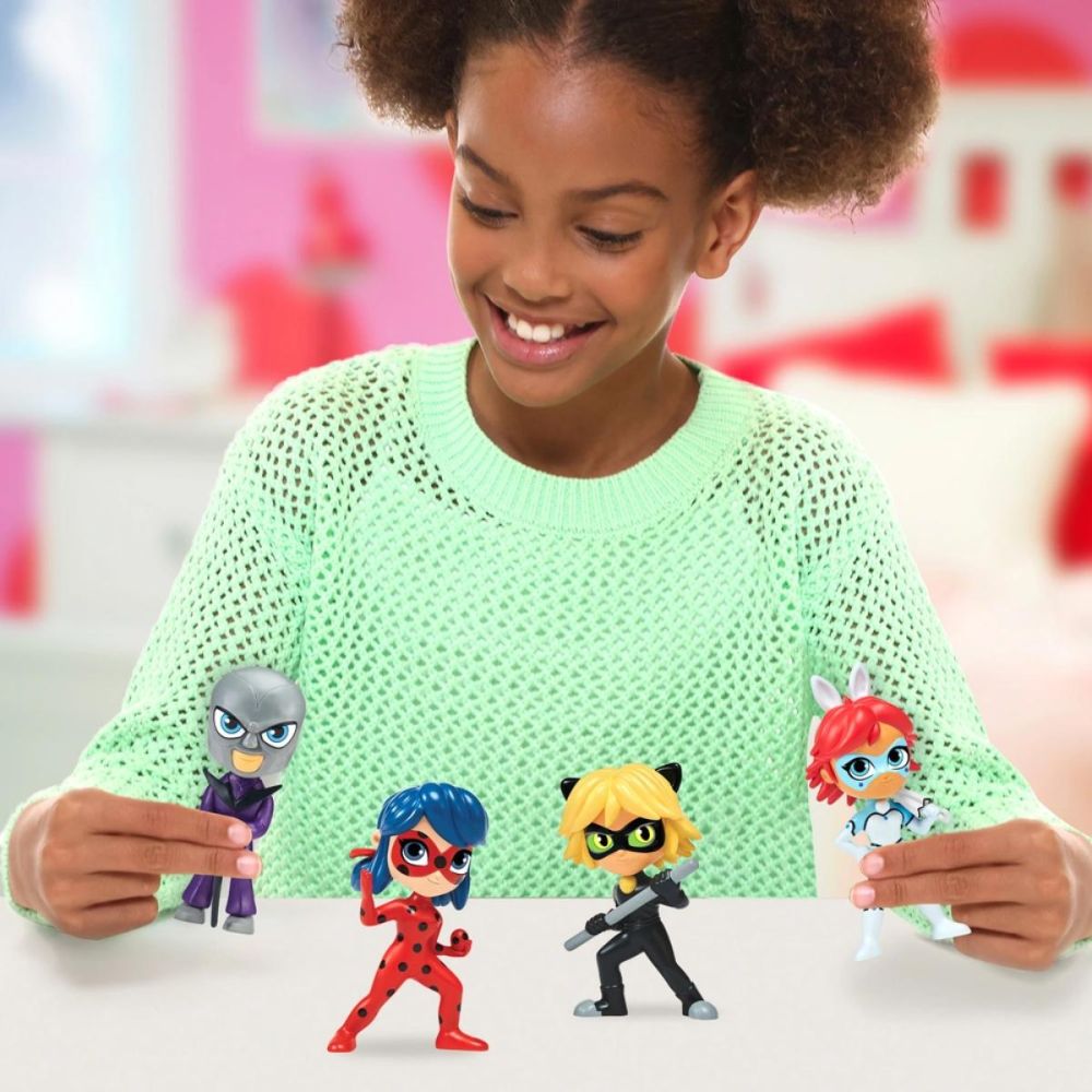Figurina surpriza, Miraculous, Magic Heroez Chibi, Shake Surprise