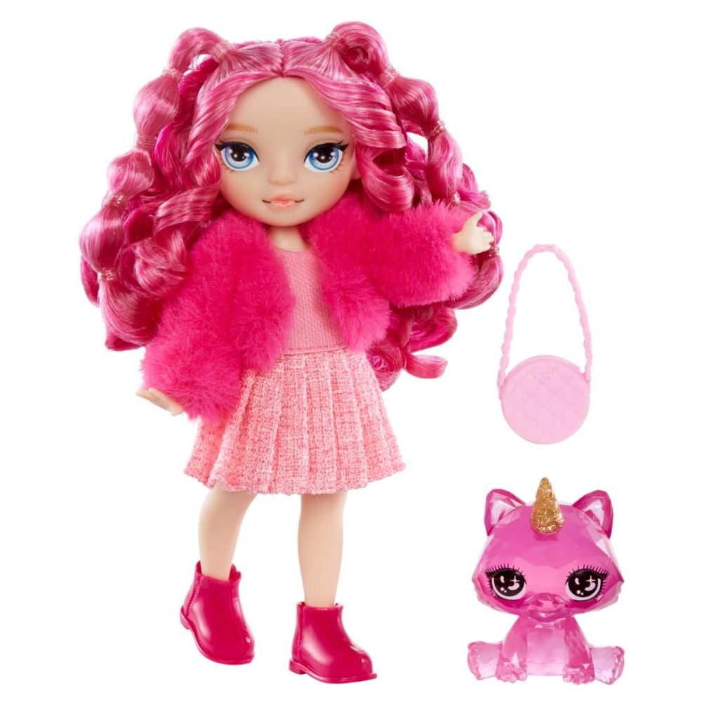 Papusa Rainbow High, Littles Magenta Monroe, Pink, 531180EUC