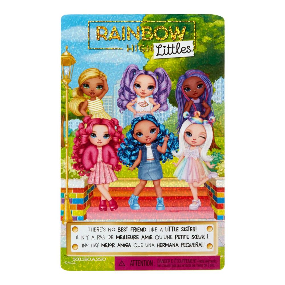 Papusa Rainbow High, Littles Magenta Monroe, Pink, 531180EUC