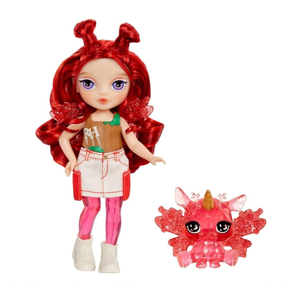 Papusa Rainbow High Littles, Rainbow Fantasy Fairies, Apple, 543381EUC