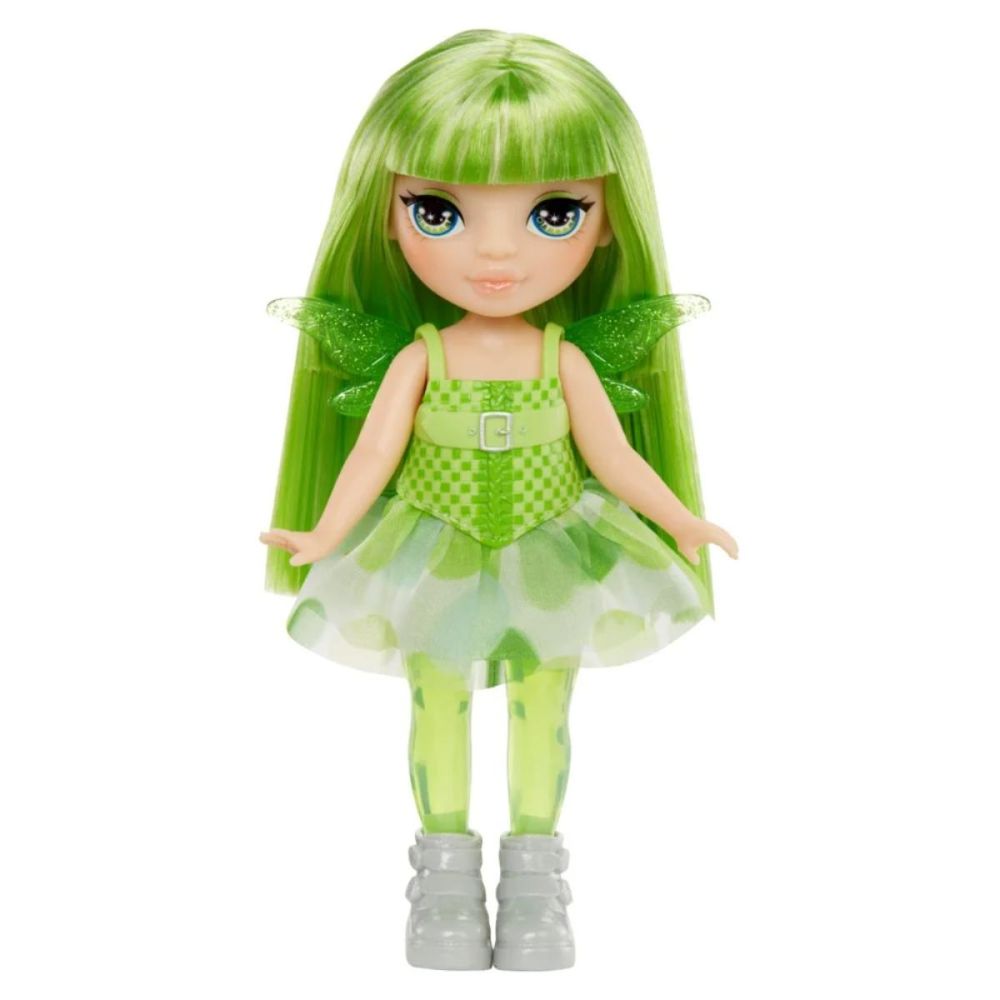 Papusa Rainbow High Littles, Rainbow Fantasy Fairies, Emerald, 543404EUC