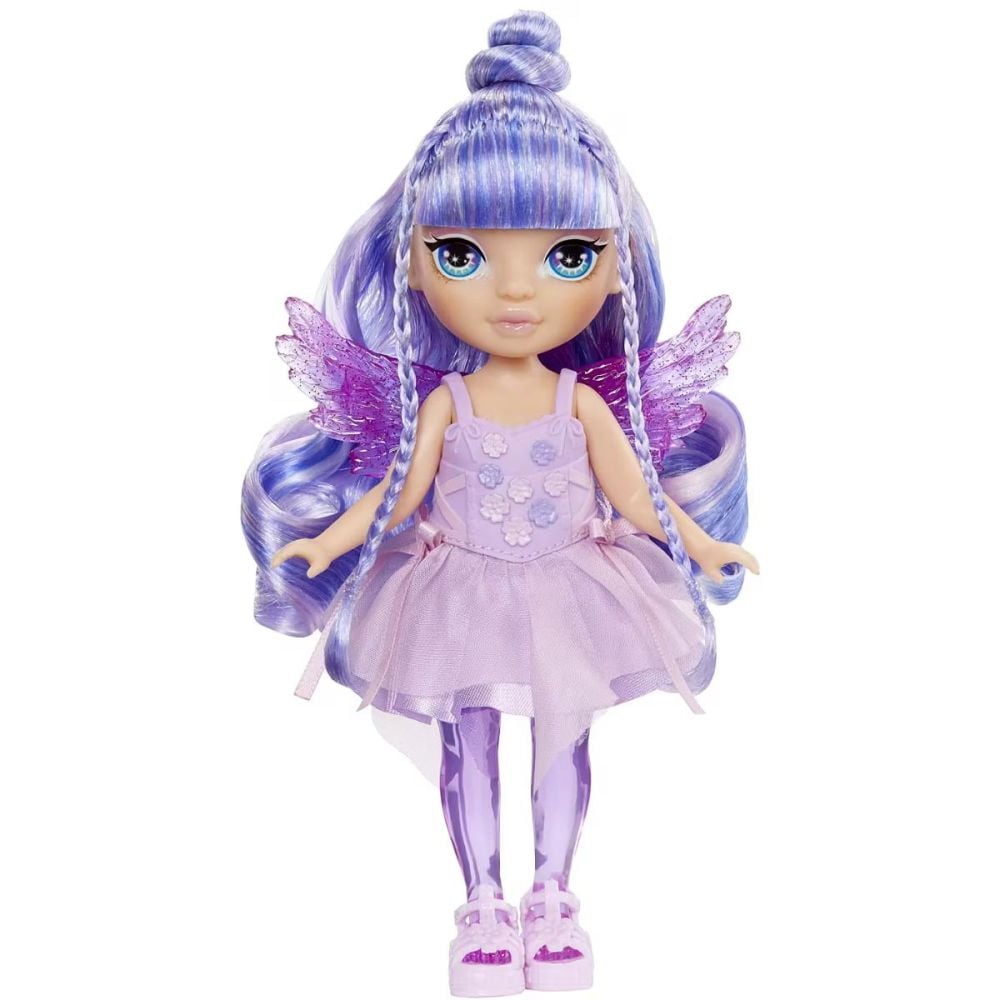 Papusa Rainbow High Littles, Rainbow Fantasy Fairies, Amethyst, 543435EUC