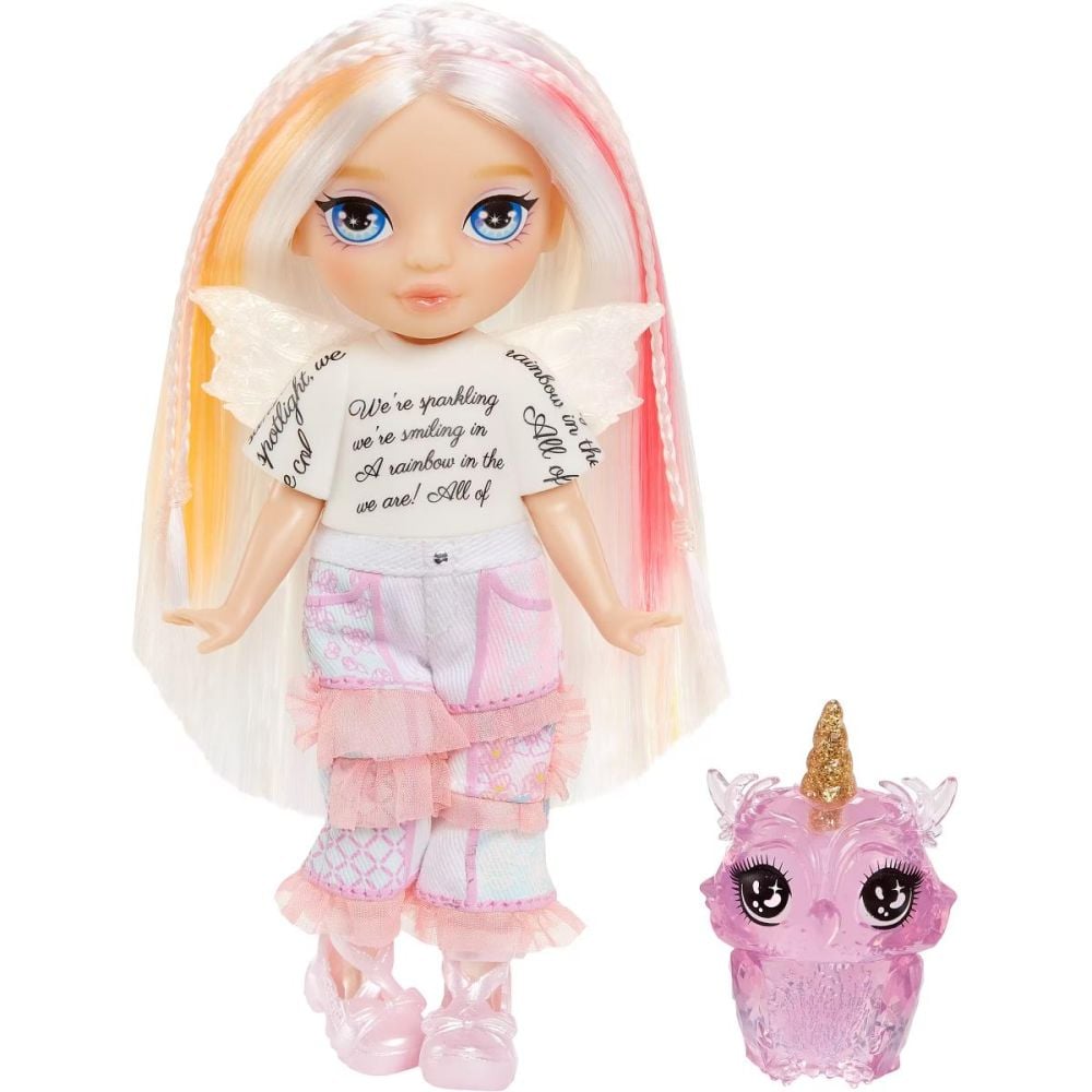 Papusa Rainbow High Littles, Rainbow Fantasy Fairies, Opal, 543442EUC