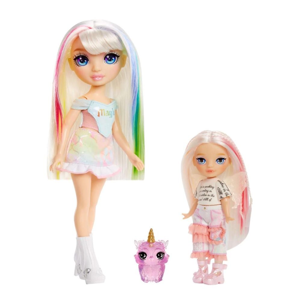 Papusa Rainbow High Littles, Rainbow Fantasy Fairies, Opal, 543442EUC