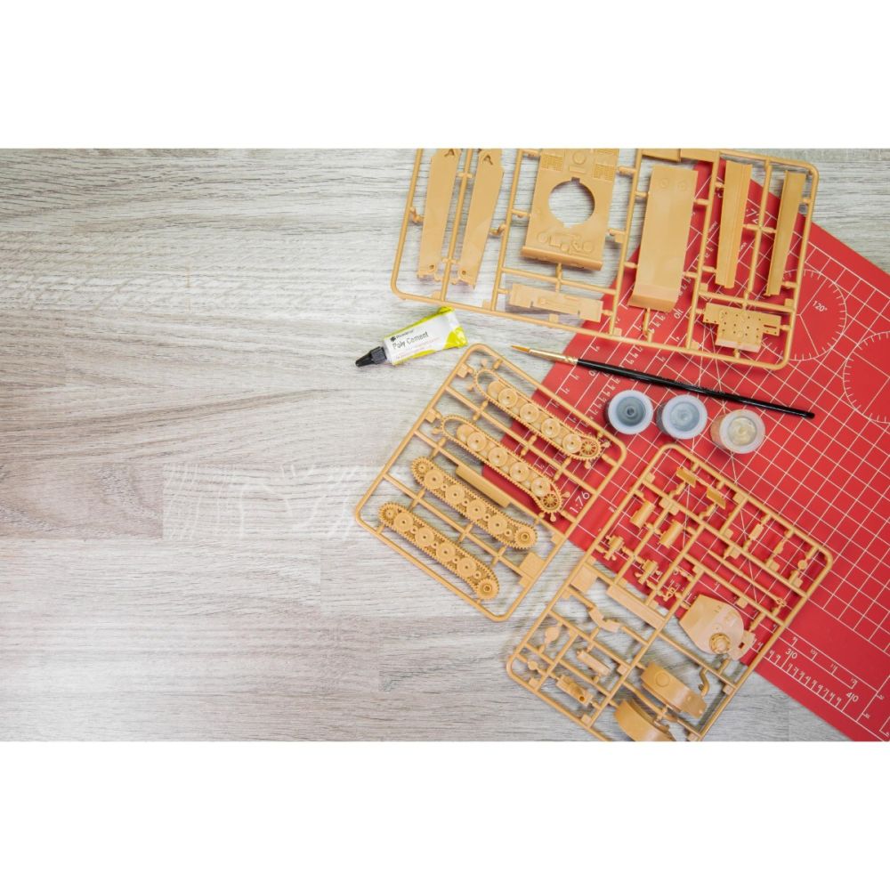 Set de constructie, Airfix Starter Set, Tiger 1, 39 piese