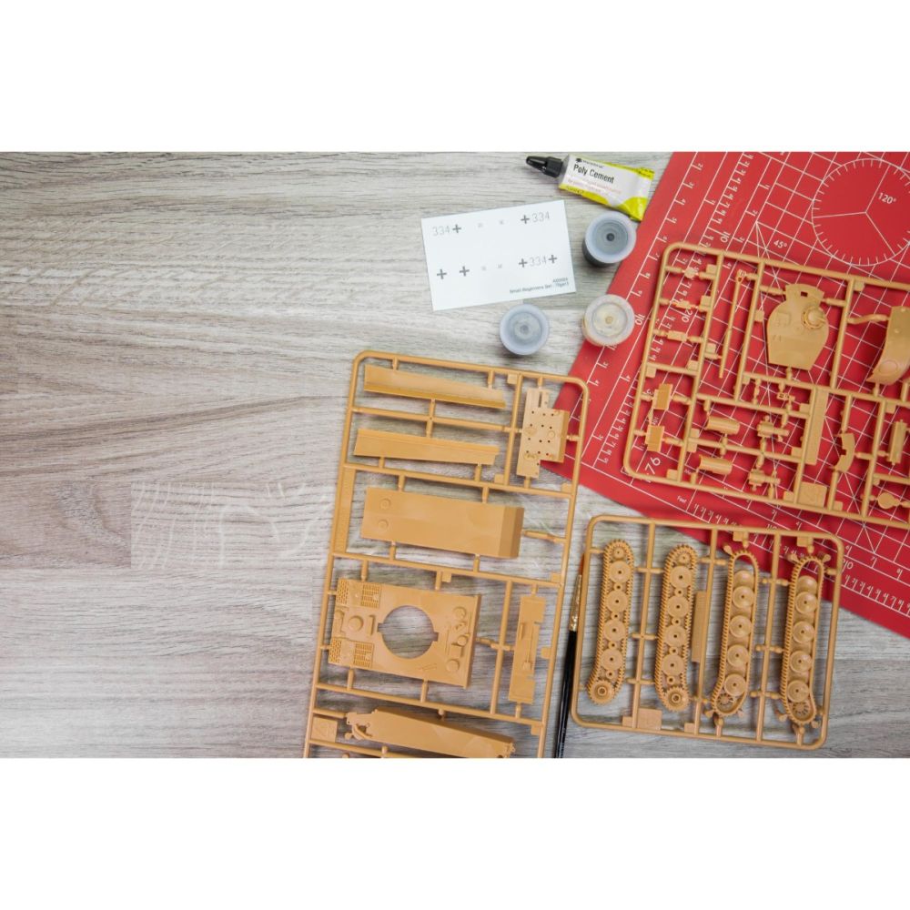 Set de constructie, Airfix Starter Set, Tiger 1, 39 piese