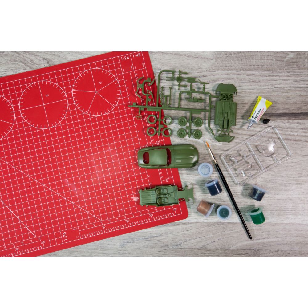 Set de constructie, Airfix Starter Set, Jaguar E-Type, 23 piese