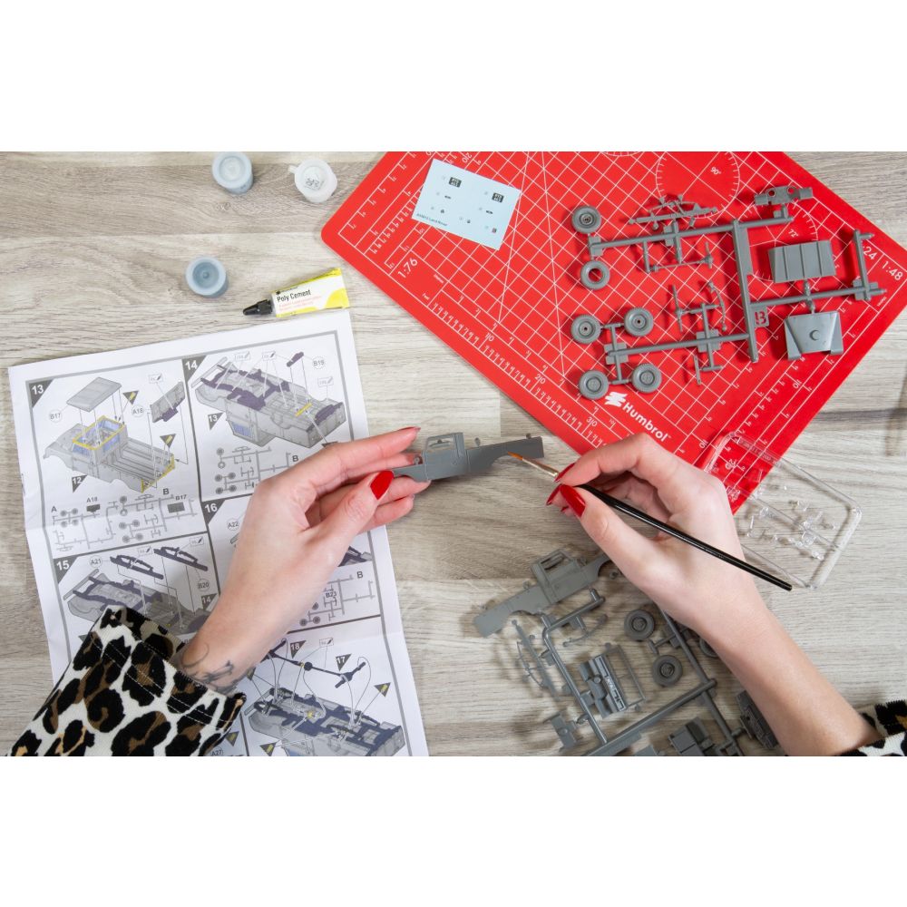 Set de constructie, Airfix Starter Set, Land Rover Series 1, 39 piese