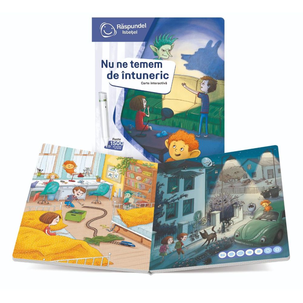 Carte interactiva, Raspundel Istetel, Nu ne temem de intuneric