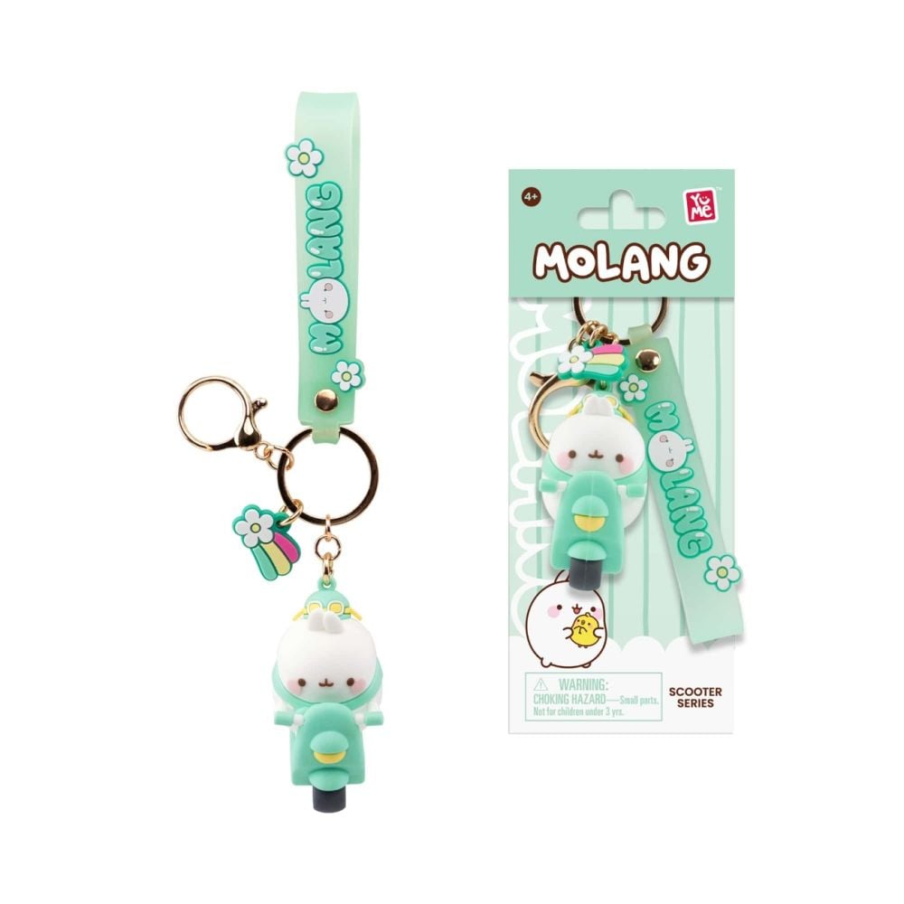 Breloc cu pandantiv si curea, Yume, Molang Scooter Series