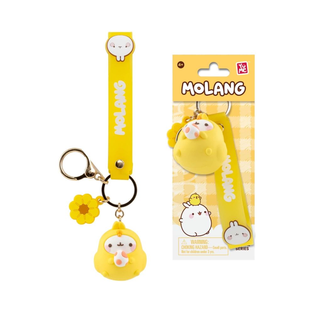Breloc cu pandantiv si curea, Yume, Molang, Animal Costum Series