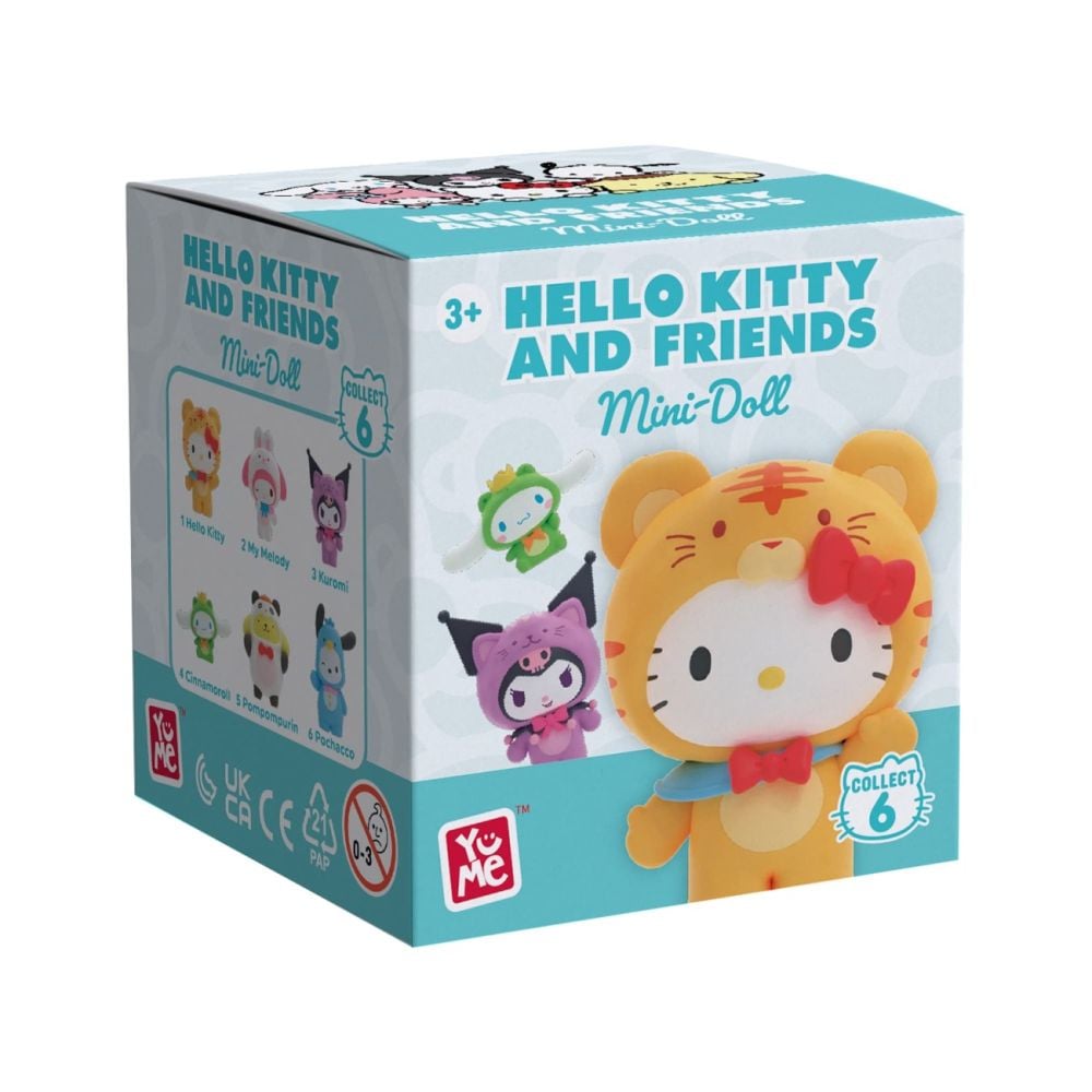 Figurina surpriza, Yume, Hello Kitty and Friends, Forest Friends Series, 5 cm