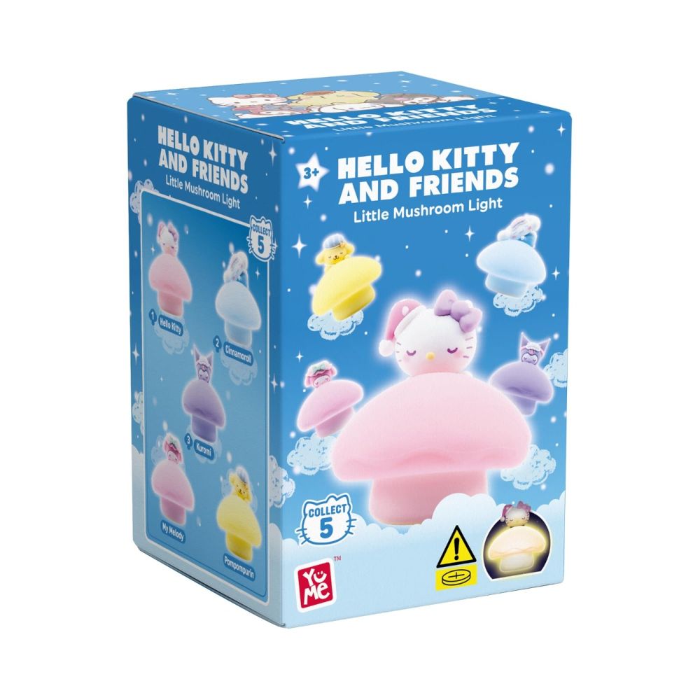 Figurina surpriza cu lumini, Yume, Hello Kitty And Friends, Little Mushroom Light