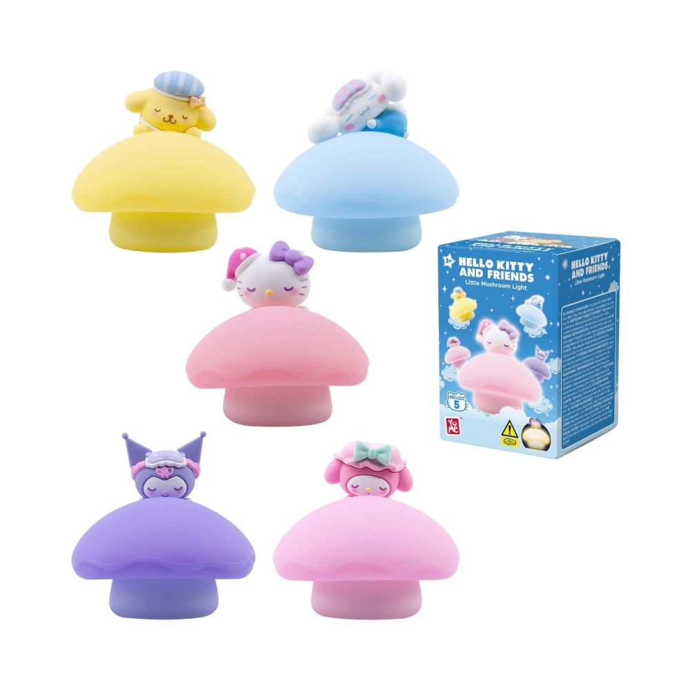 Figurina surpriza cu lumini, Yume, Hello Kitty And Friends, Little Mushroom Light