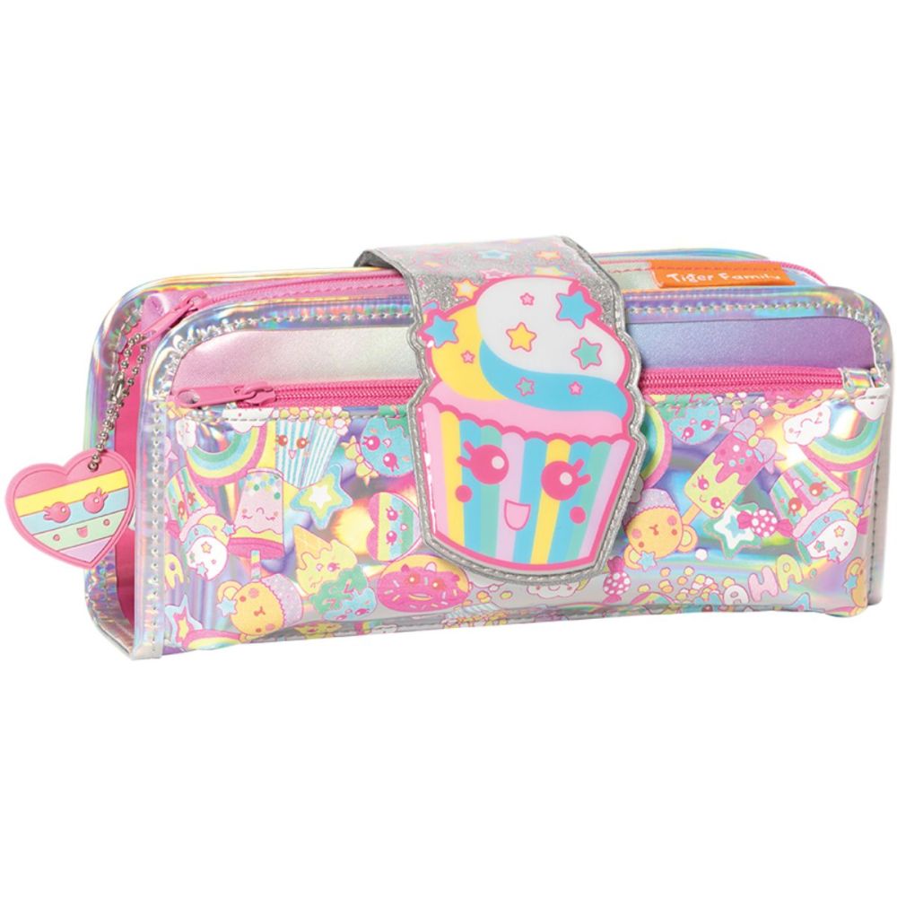 Penar dreptunghiular Fun Time 2 in 1, Tiger Family, motiv Sweet Cakes