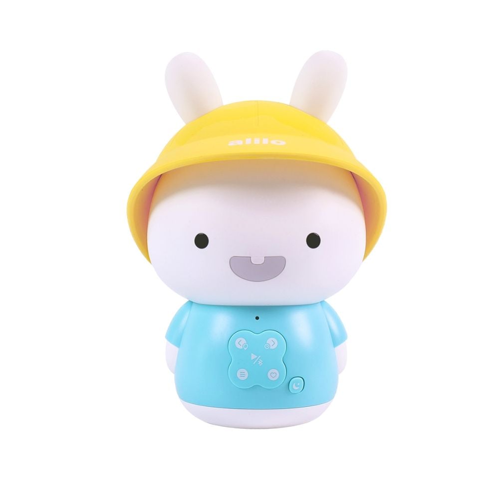 Iepuras interactiv, Alilo Baby Bunny, Povesti si cantece in Lb romana si engleza, Albastru