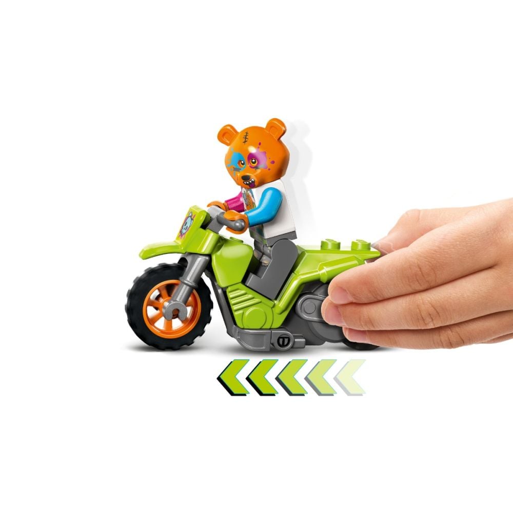 LEGO® City - Motocicleta de cascadorie cu urs (60356)