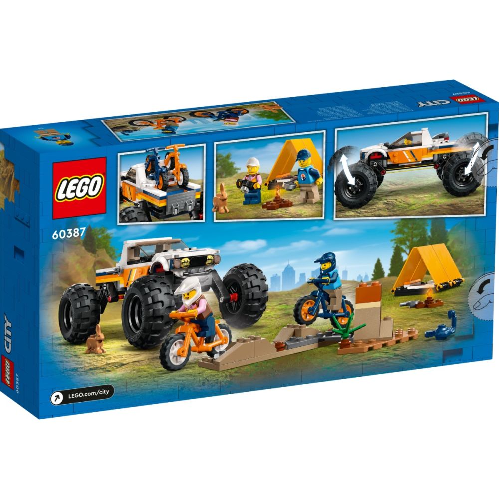 LEGO® City - Aventuri Off Road cu vehicul 4x4 (60387)