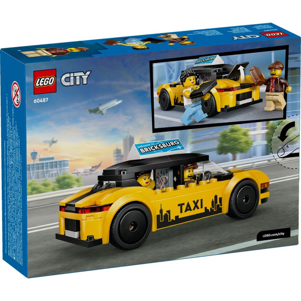 LEGO® City - Taxi galben (60487)