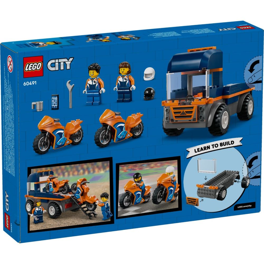 LEGO® City - Transportor de motociclete (60491)