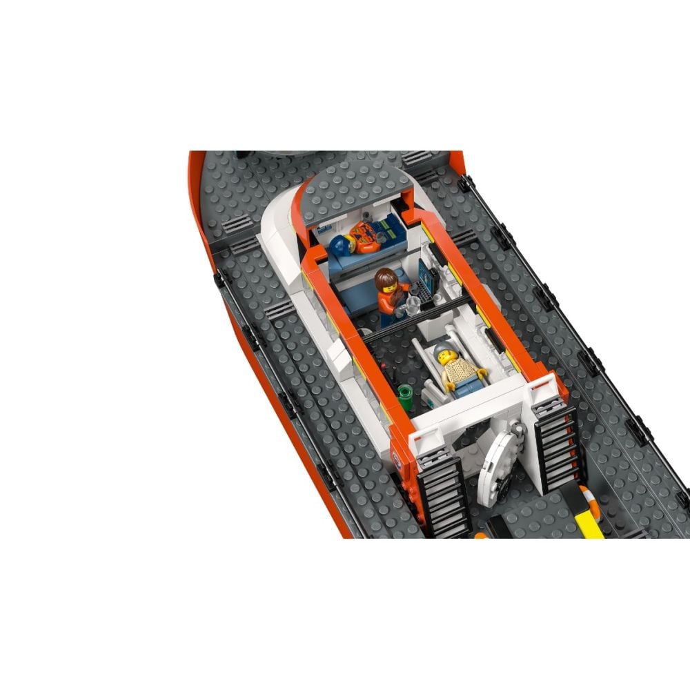 LEGO® City - Barca de salvare si elicopter ale Pazei de Coasta (60504)