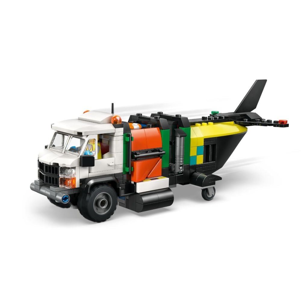LEGO® City - Avion, autospeciala de service si aeroglisor in versiuni adaptate (60505)