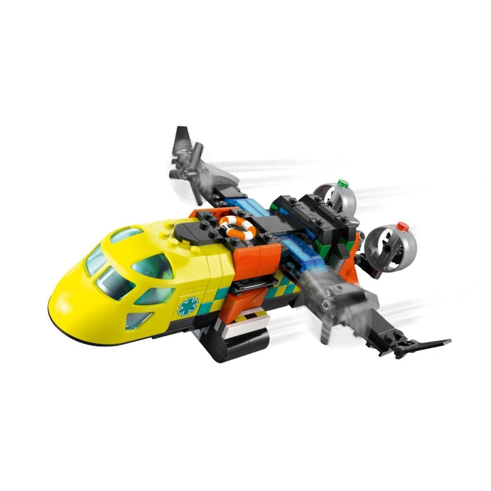LEGO® City - Avion, autospeciala de service si aeroglisor in versiuni adaptate (60505)
