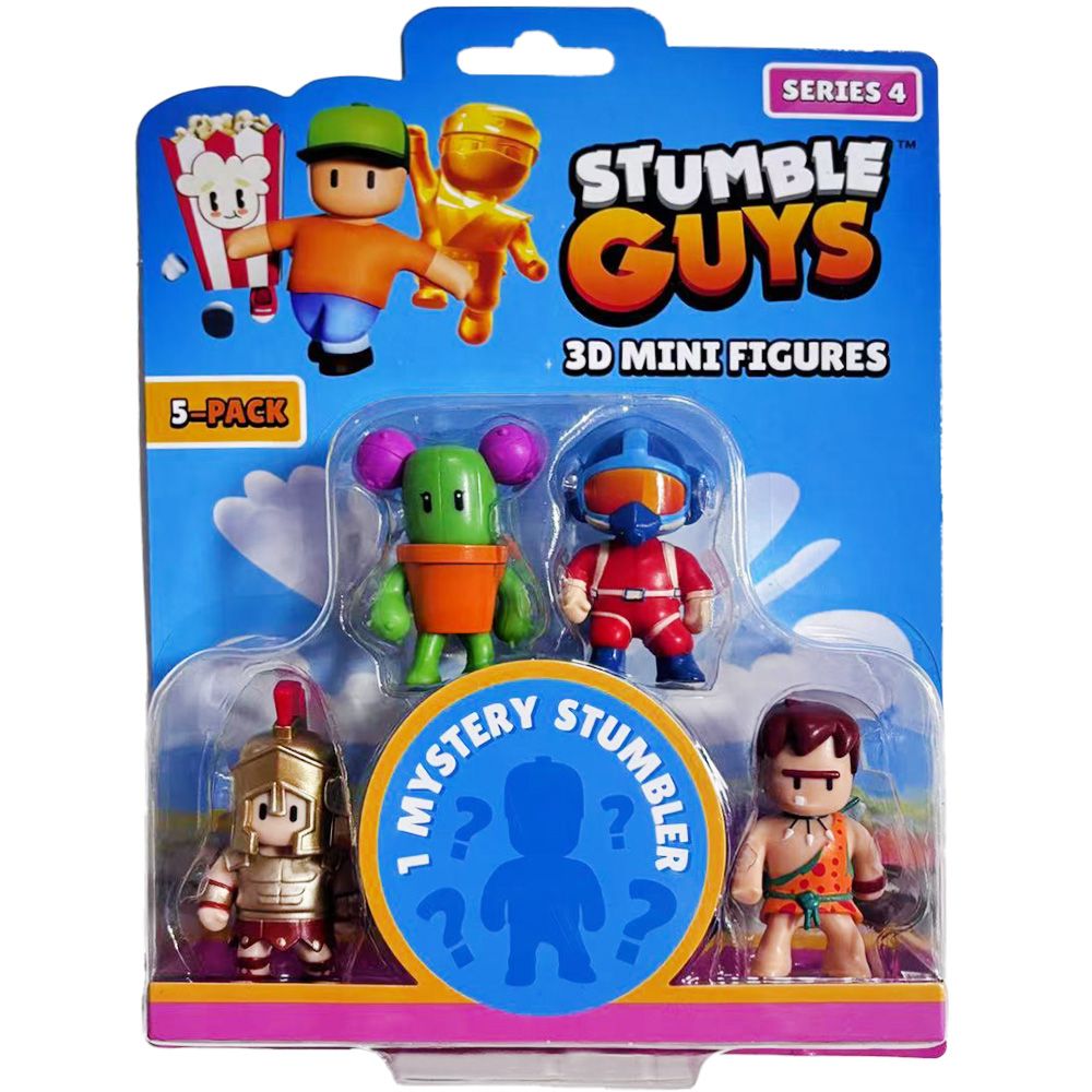 Set 5 mini figurine 3D, Stumble Guys, S4