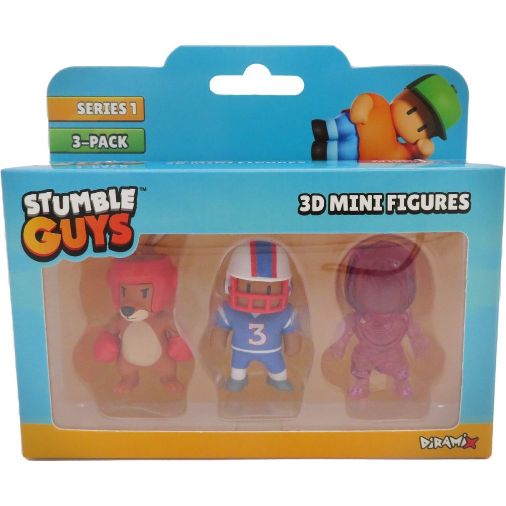 Set 3 mini figurine Stumble Guys, 3D S1
