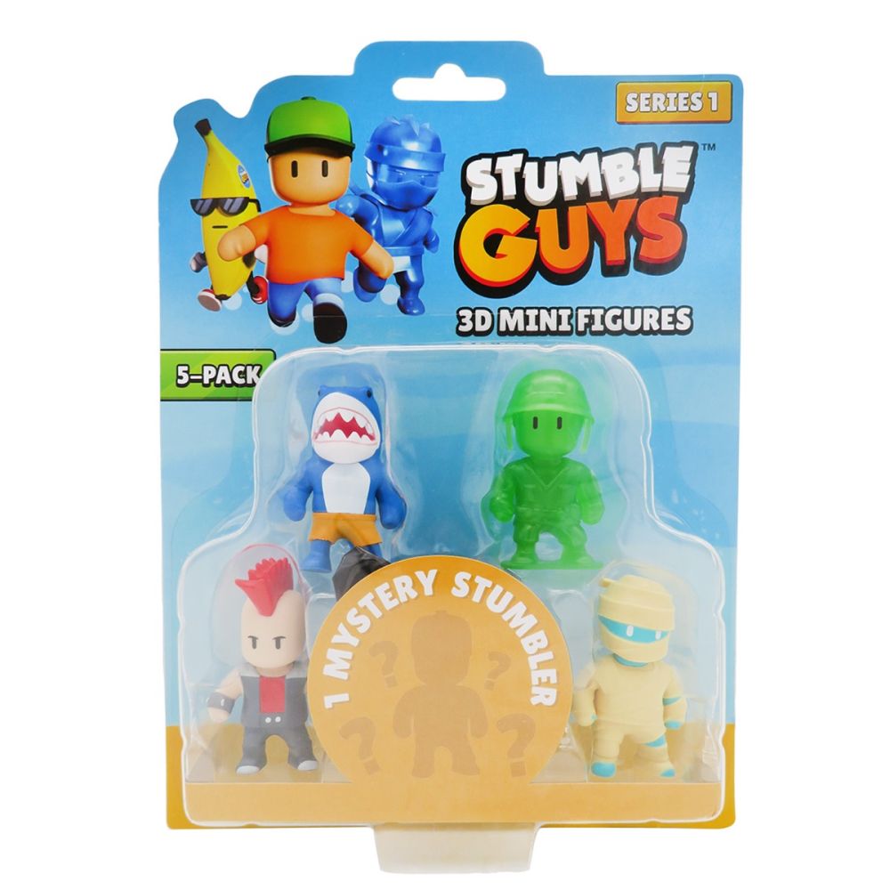 Set 5 mini figurine Stumble Guys, 3D S1