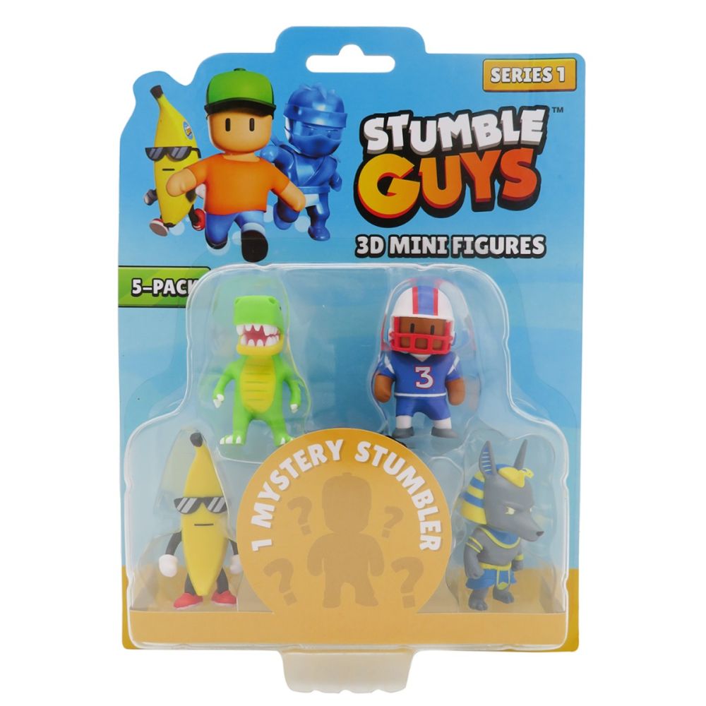 Set 5 mini figurine Stumble Guys, 3D S1