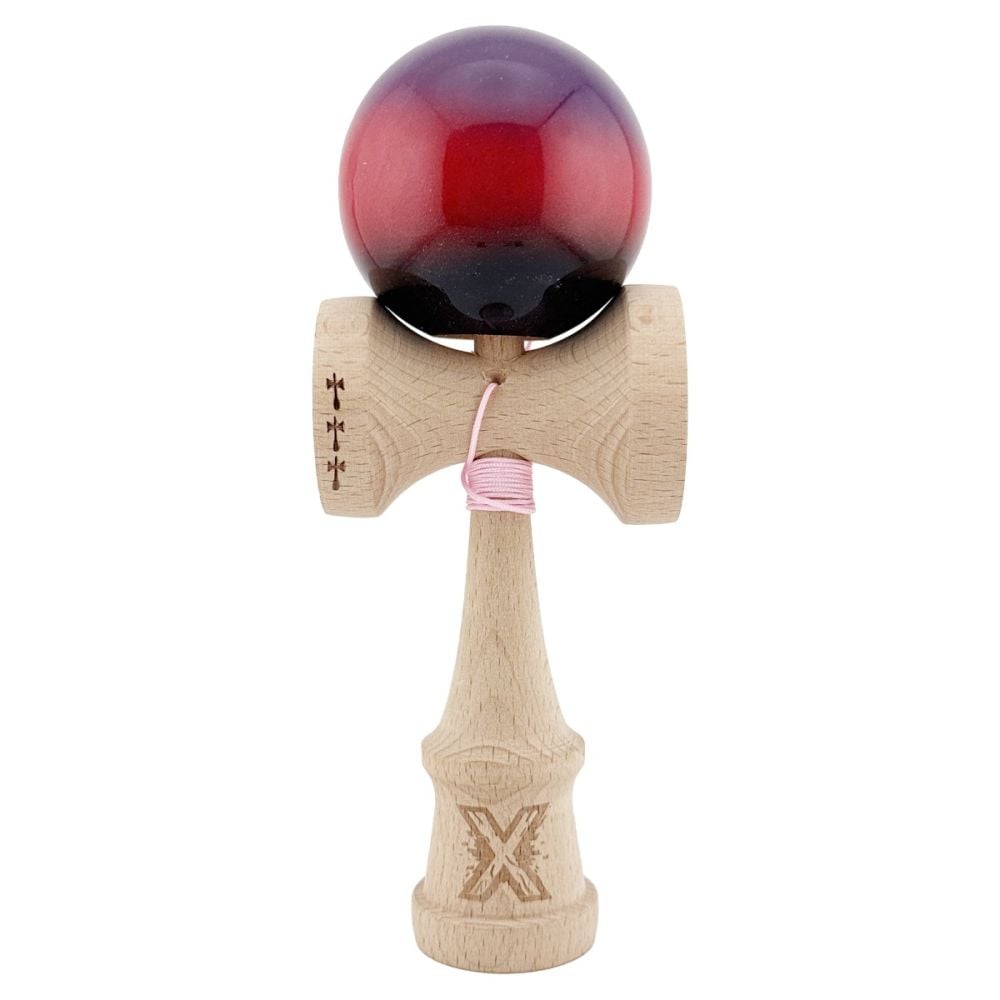 Jucarie de indemanare din lemn, Kendama X, Flippy Big Cups V2