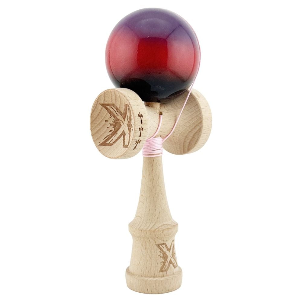 Jucarie de indemanare din lemn, Kendama X, Flippy Big Cups V2