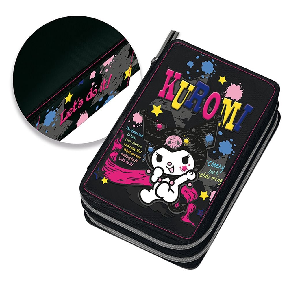 Penar echipat cu doua compartimente, Graffiti, Kuromi Sketchy