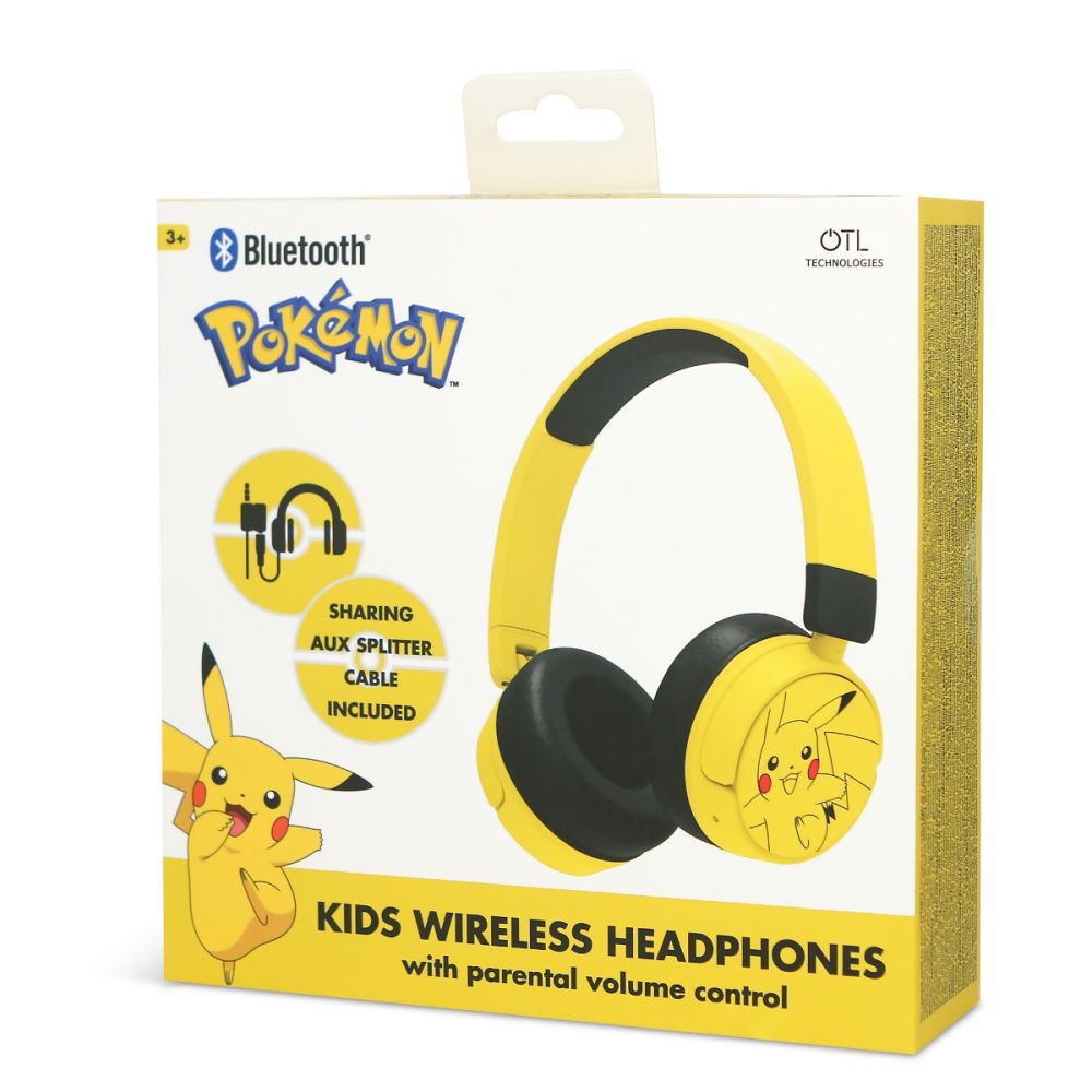 Casti wireless, OTL, On-ear, Pokemon Pikachu