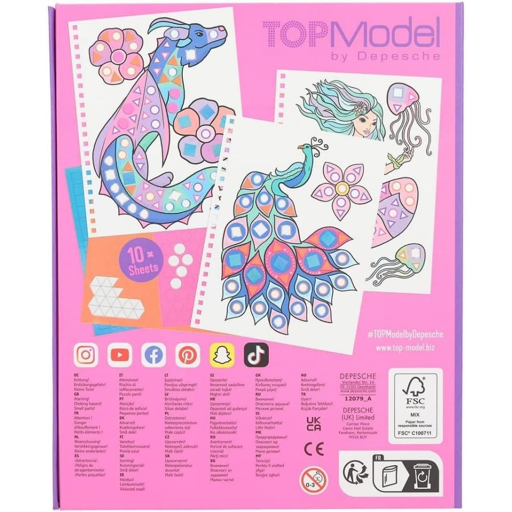 Carte cu sticker, Depesche, TopModel, Fantasy