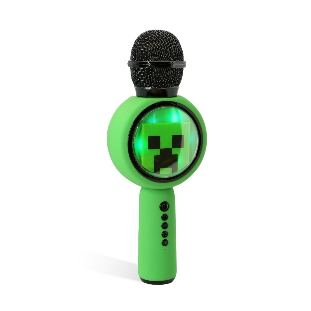 Microfon wireless cu speaker, OTL, Minecraft Creeper 
