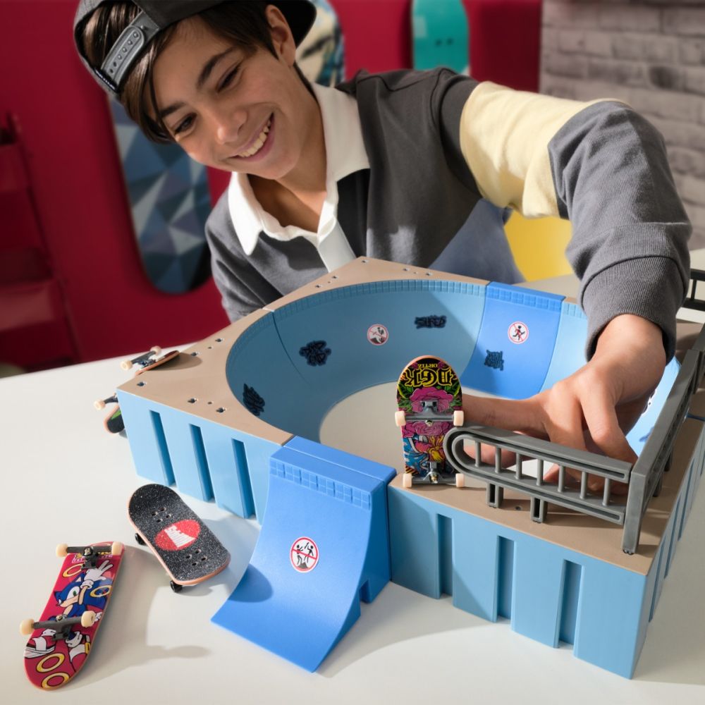 Set de joaca cu skateboard, Tech Deck, Daewon Mega Bowl, 6066909