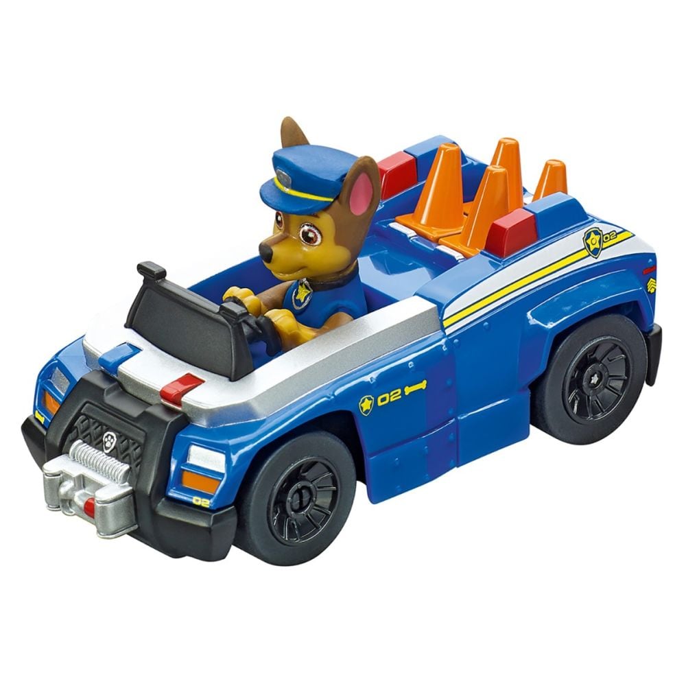 Set pista de curse cu 2 masinute, Carrera, Race and Rescue