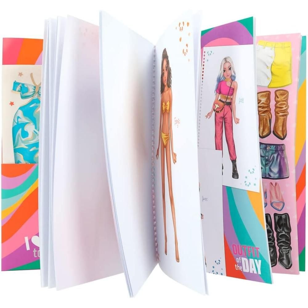 Carte cu activitati, Depesche, TopModel, Dress Me Up Cut Out